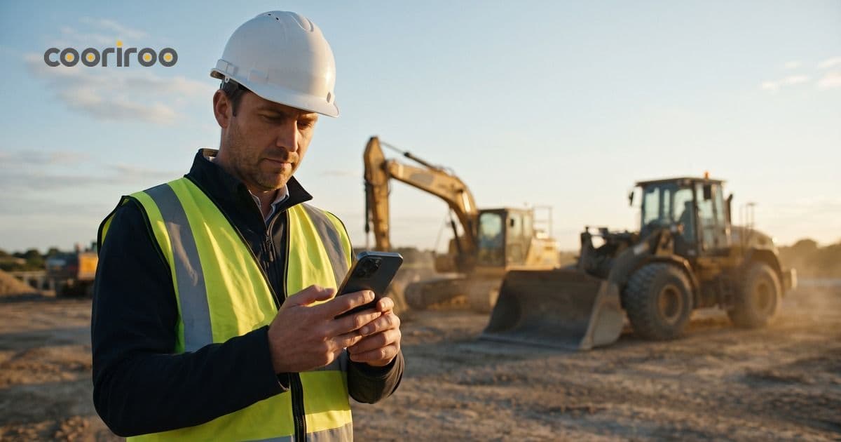 Heavy equipment fleet management, without a device on every machine